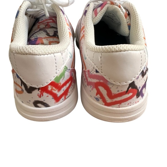 K-Swiss Colorful Graffiti Heart Girls Sneakers size 3 - Picture 4 of 8